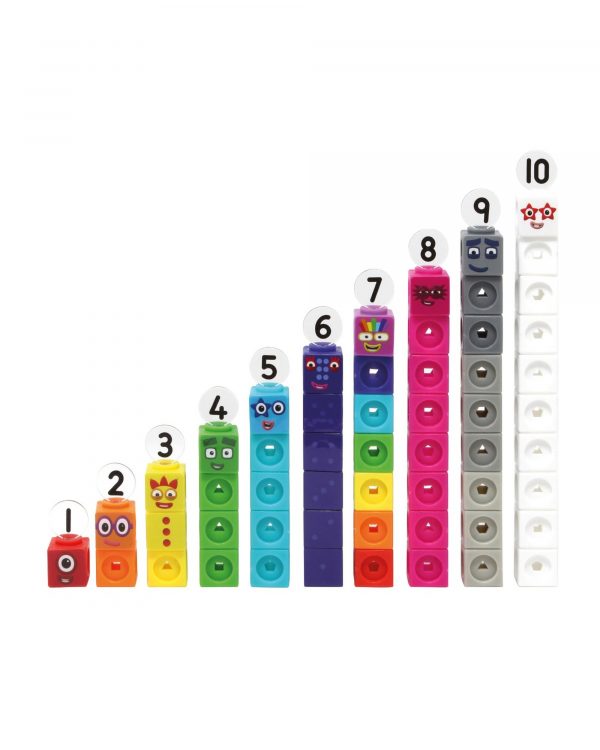 Learning Resources MathLink Cubes Numberblocks 1-10 Activity Set