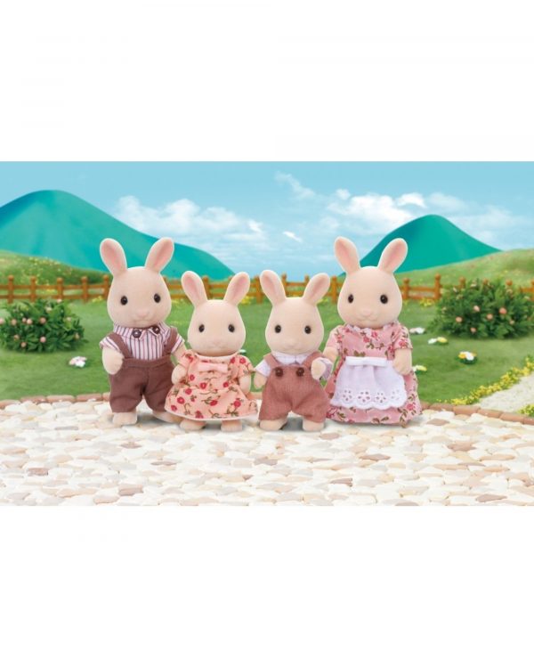 Sylvanian Families Milk Rabbit Family